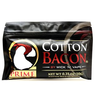 Бавовна Wick 'N' Vape Cotton Bacon Prime Бавовна Wick 'N' Vape Cotton Bacon Prime фото