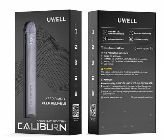 Uwell Caliburn A3S Pod Kit Uwell Caliburn A3S Pod Kit фото