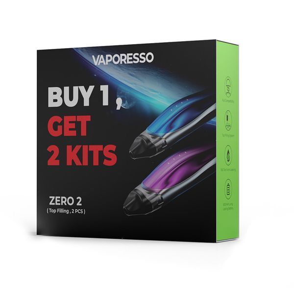 Vaporesso Zero 2 TWO KITS Pack Vaporesso Zero 2 TWO KITS Pack фото