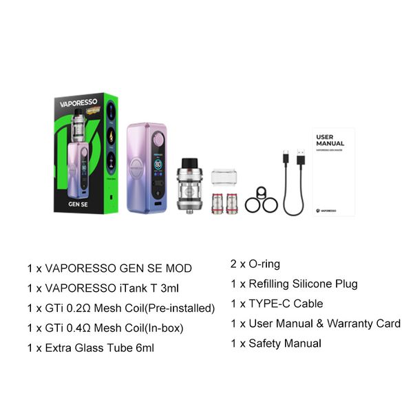 Vaporesso GEN SE Kit  Vaporesso GEN SE Kit фото