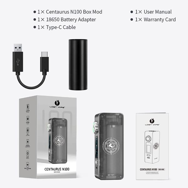 Lost Vape Centaurus N100 Box Mod Lost Vape Centaurus N100 Box Mod фото