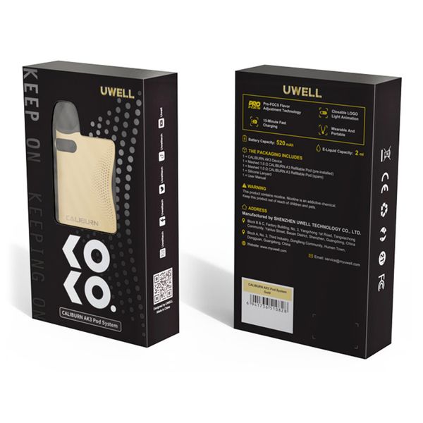 Uwell Caliburn AK3 Pod Kit Uwell Caliburn AK3 Pod Kit фото