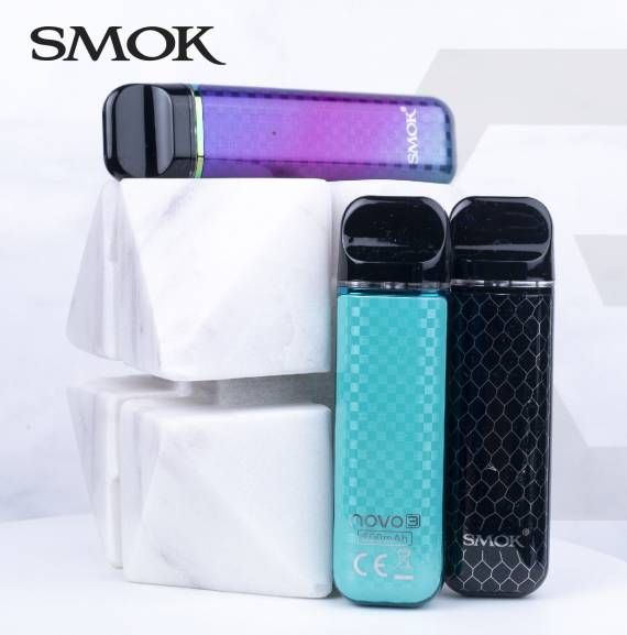 SMOK Novo 3 Pod Kit SMOK Novo 3 Pod Kit RED CARBON FIBER фото