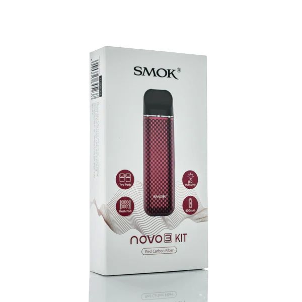 SMOK Novo 3 Pod Kit SMOK Novo 3 Pod Kit RED CARBON FIBER фото