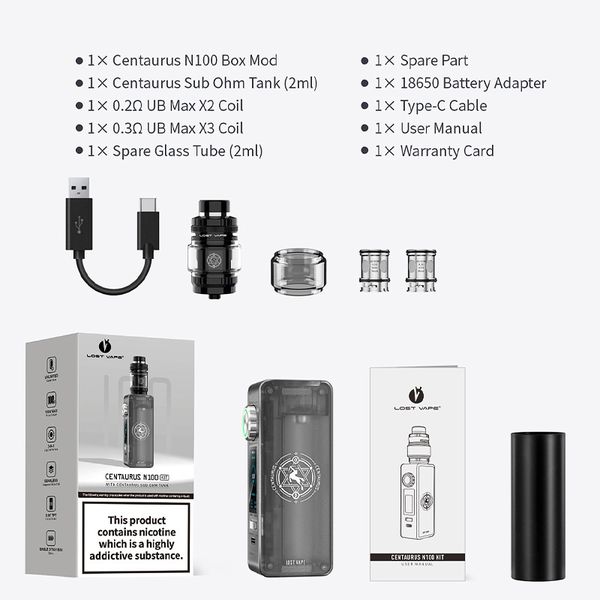 Lost Vape Centaurus N100 Kit Lost Vape Centaurus N100 Kit фото