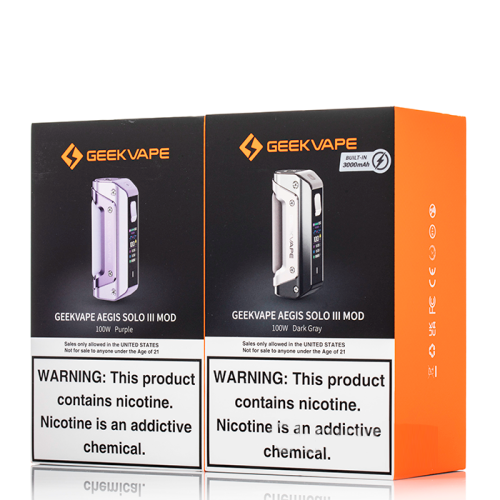 Geekvape Aegis Solo 3 (S100) Box Mod 3000mAh Geekvape Aegis Solo 3 (S100) Box Mod 3000mAh фото