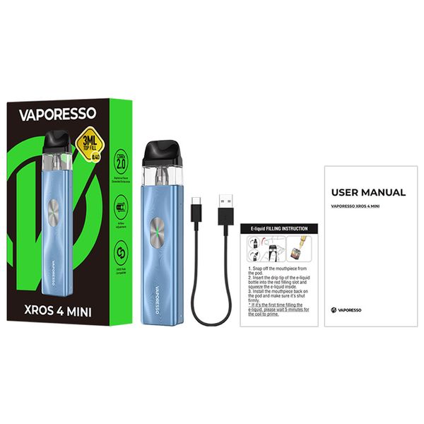 Vaporesso XROS 4 Mini Pod Kit Vaporesso XROS 4 Mini Pod Kit фото