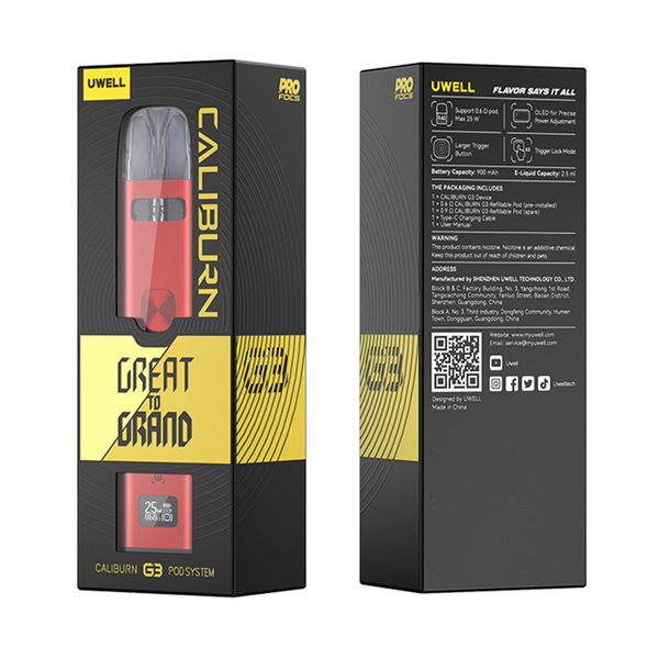 Uwell Caliburn G3 Pod Kit Uwell Caliburn G3 Pod Kit фото