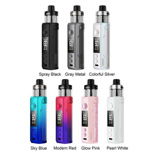 Voopoo Drag S2 Pod Kit COLORFUL SILVER Voopoo Drag S2 Pod Kit фото