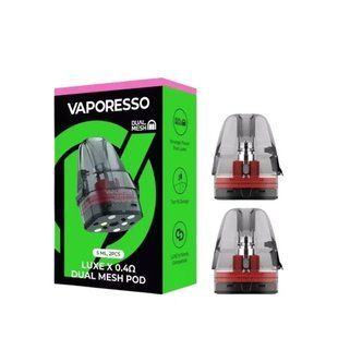 КАРТРИДЖ Vaporesso LUXE X / XR / XR MAX / X PRO Pod Cartridge DUAL MESH 0.4 Ом КАРТРИДЖ Vaporesso LUXE X / X2 /&nbsp;X3 / XR / XR MAX / X PRO DUAL MESH Pod Cartridge фото