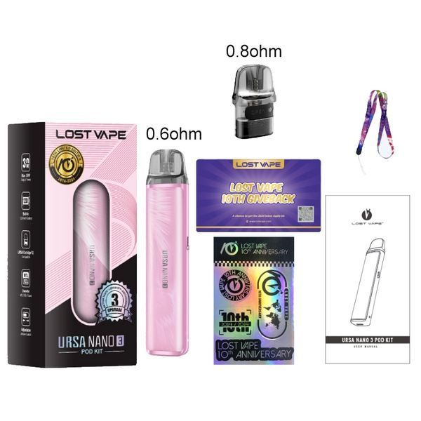 Lost Vape URSA Nano 3 Pod Kit  Lost Vape URSA Nano 3 Pod Kit фото