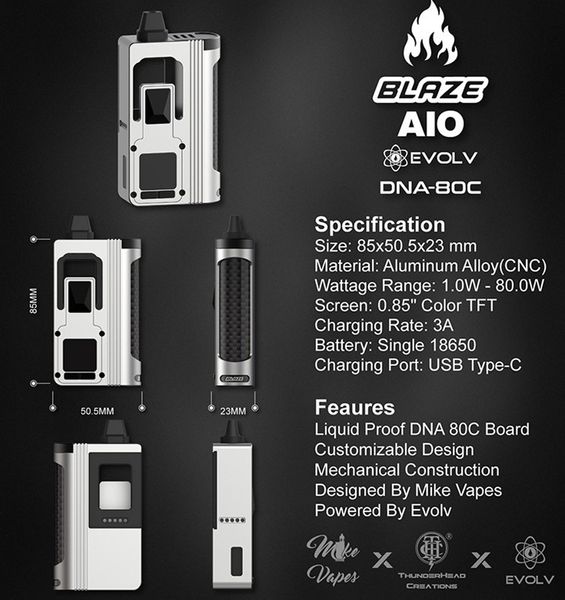 ThunderHead Creations Blaze AIO DNA80C Mod  ThunderHead Creations Blaze AIO DNA80C Mod фото