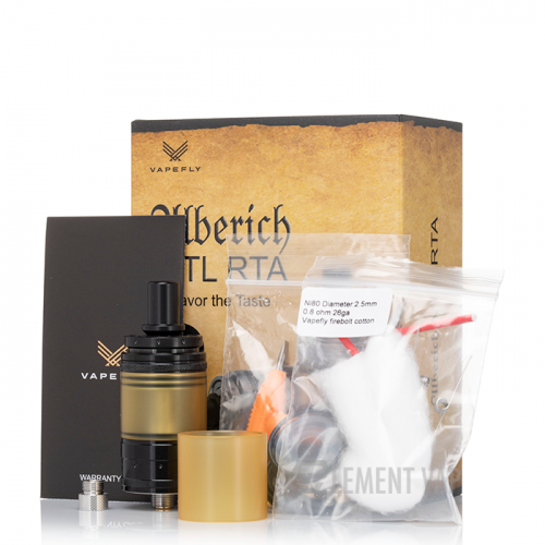 Vapefly Alberich MTL RTA BLACK Б/В Vapefly Alberich MTL RTA Б/В фото