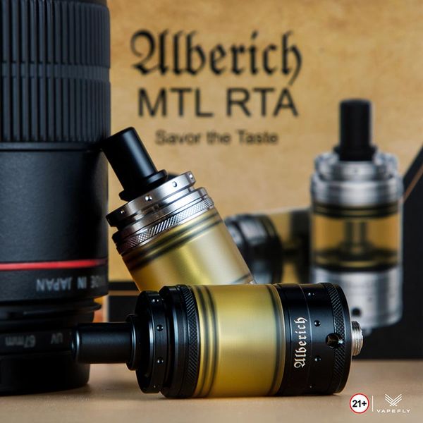 Vapefly Alberich MTL RTA BLACK Б/В Vapefly Alberich MTL RTA Б/В фото