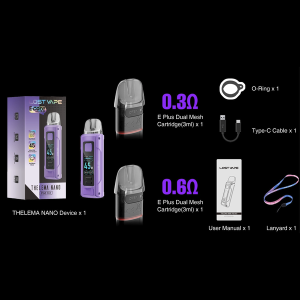 Lost Vape Thelema Nano Pod Kit Lost Vape Thelema Nano Pod Kit фото